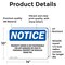 Signmission Property Owner Is Not Responsible For Any, 14 in W x Rectangle, Vinyl Decal OS-2PACK-NS-D-1014-L-17900 - alternate 4